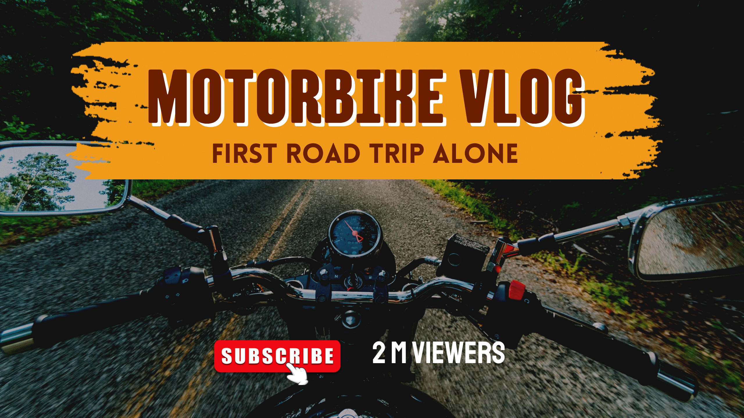Motorcycle Vlog Youtube Thumbnail